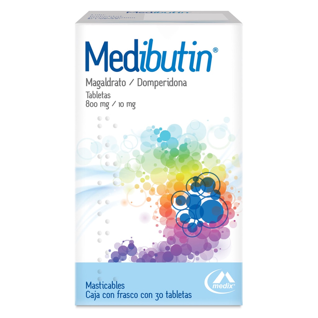MEDIBUTIN 800/10MG TABLETAS MASTICABLES C/30