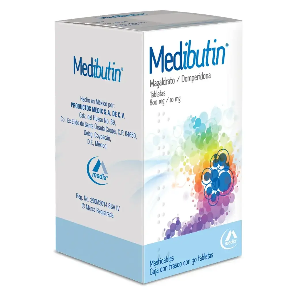 MEDIBUTIN 800/10MG TABLETAS MASTICABLES C/30