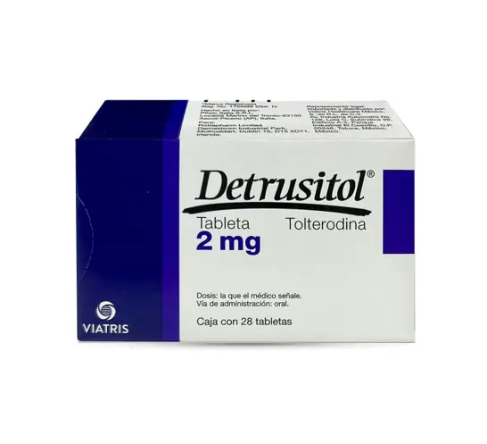 DETRUSITOL 2MG TABLETAS C/28