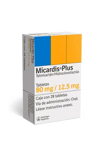 MICARDIS PLUS 80/12.5MG TABLETAS C/28