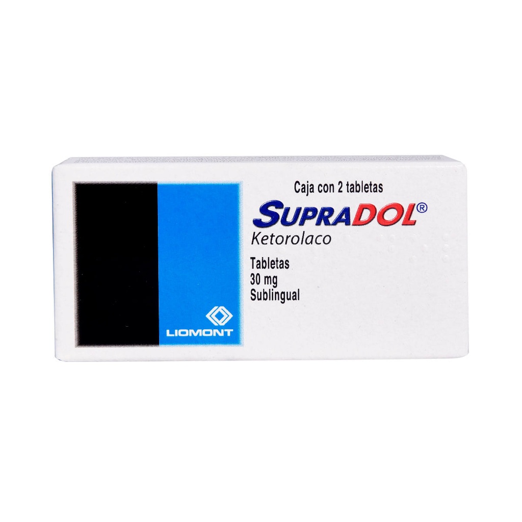 SUPRADOL SUBLIN 30MG TABLETAS C/2
