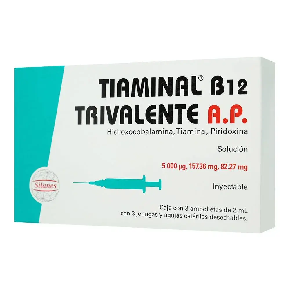 TIAMINAL B-12 AP INYECTABLE C/3 JGAS 2ML