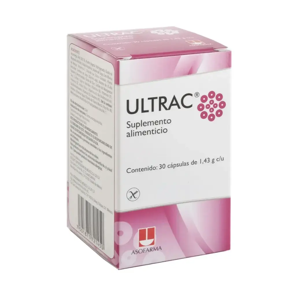 ULTRAC SUPLEMENTO ALIMENTICIO CAPSULAS C/30