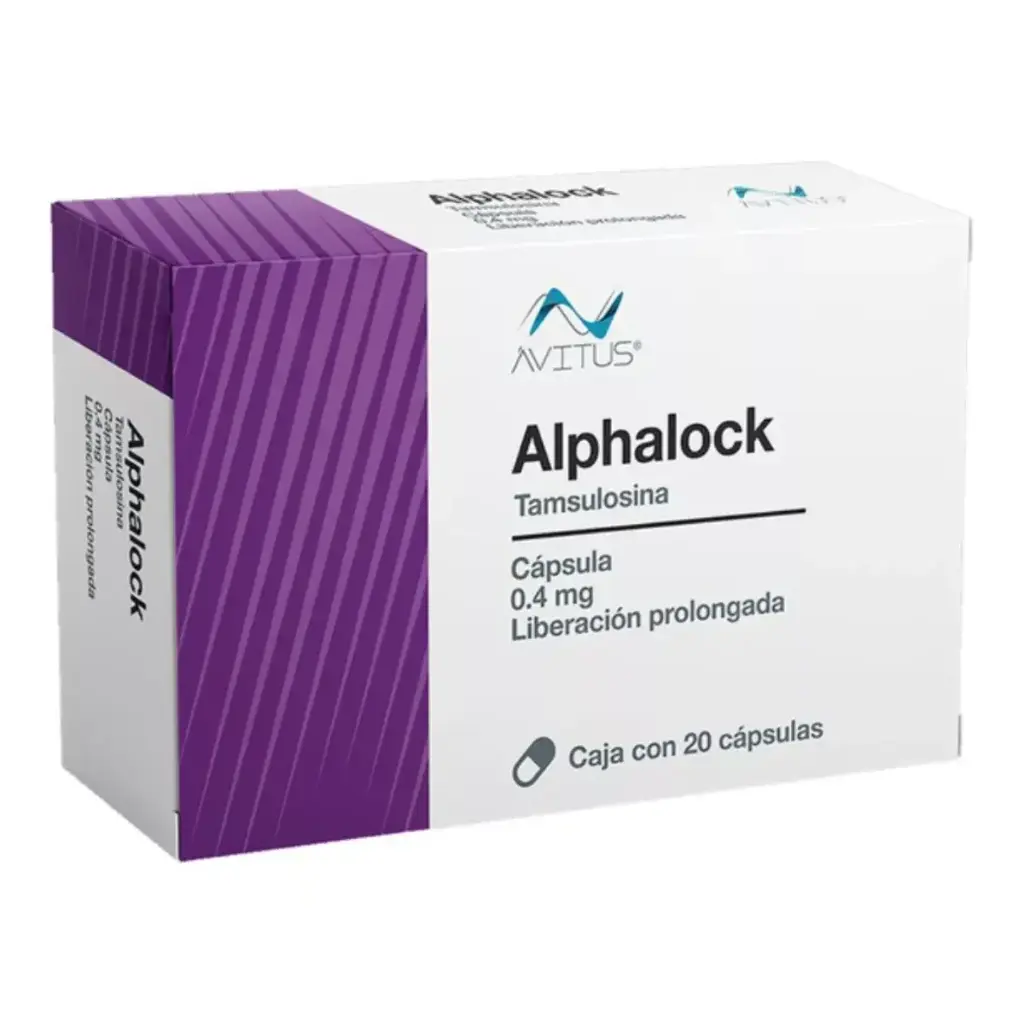 ALPHALOCK AVITUS 0.4MG CAPS LP C/20 (GI)