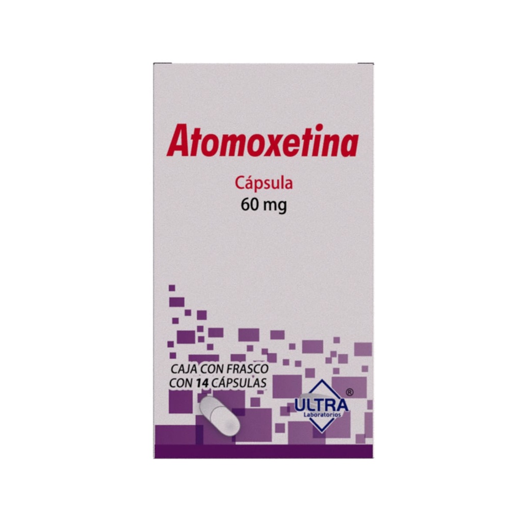 ATOMOXETINA ULTRA 60MG CAPSULAS C/14 (GI)