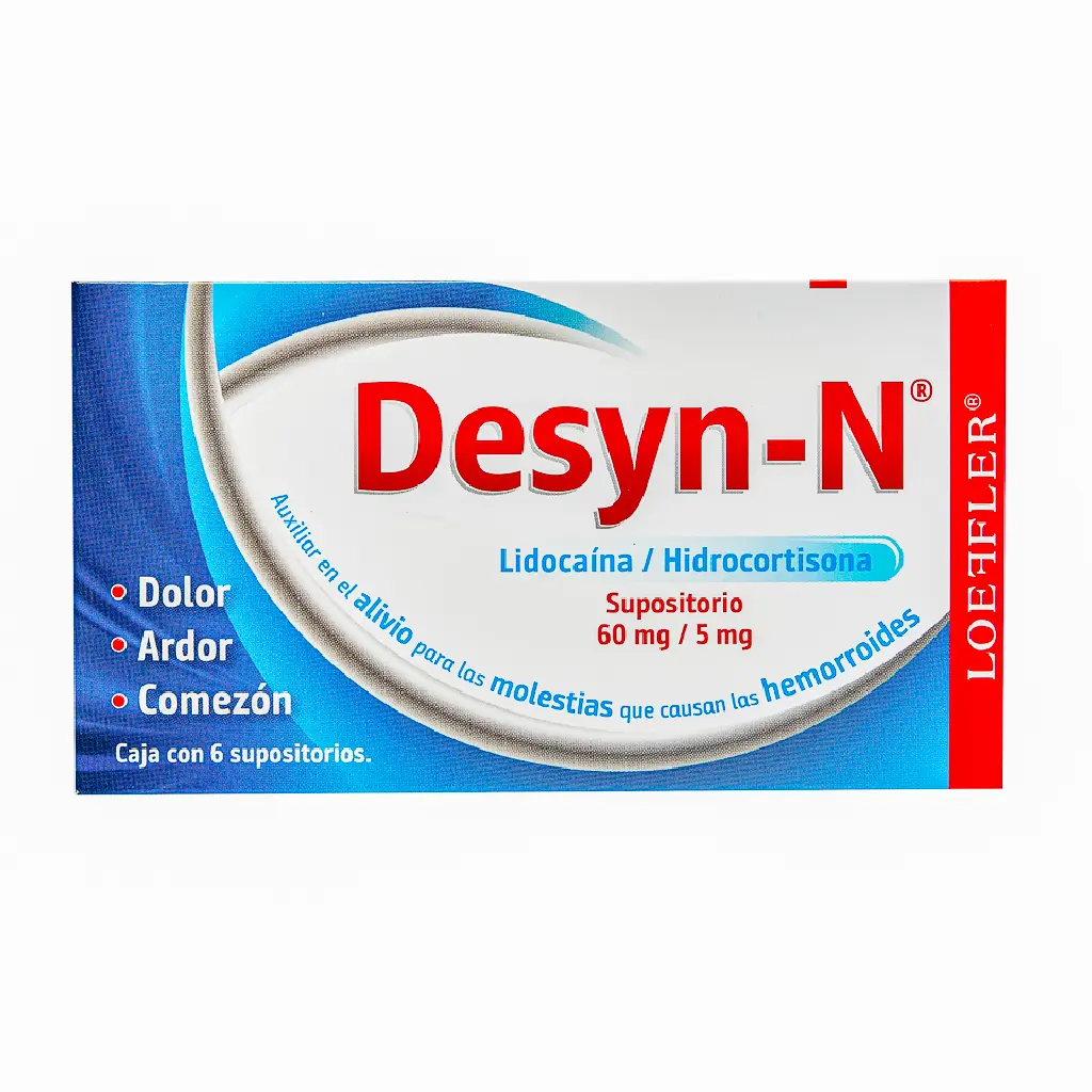 DESYN-N 60/5MG SUPOSITORIOS C/6 (GI)