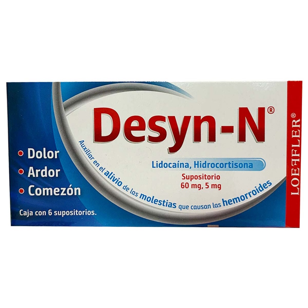 DESYN-N 60/5MG SUPOSITORIOS C/6 (GI)
