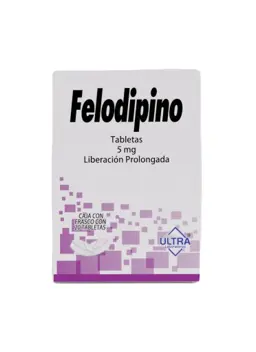 FELODIPINO ULTRA 5MG TABLETAS C/20 (GI)