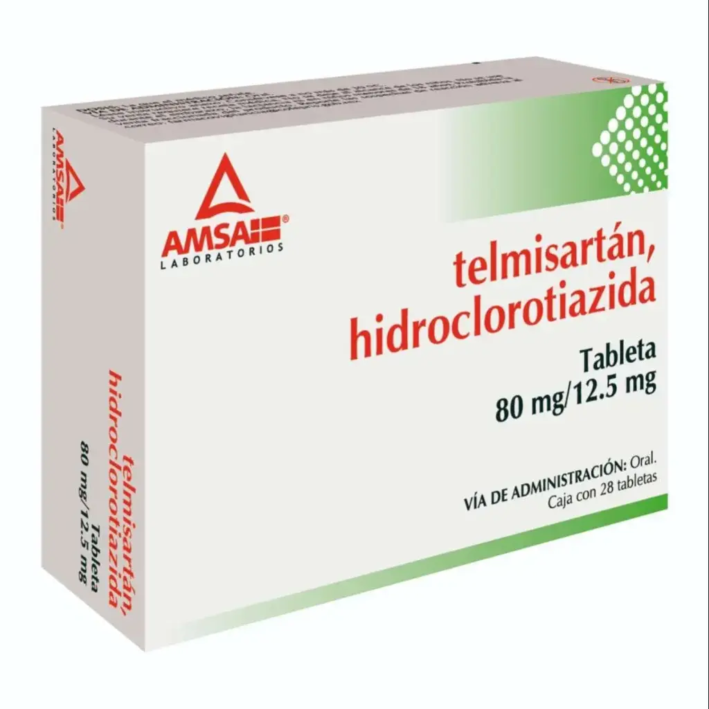 TELMIS/HIDRO AMSA 80/12.5MG TABLETAS C/28 (GI)