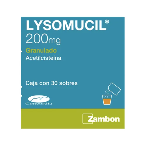 LYSOMUCIL 200MG GRANULADO SOBRES C/30