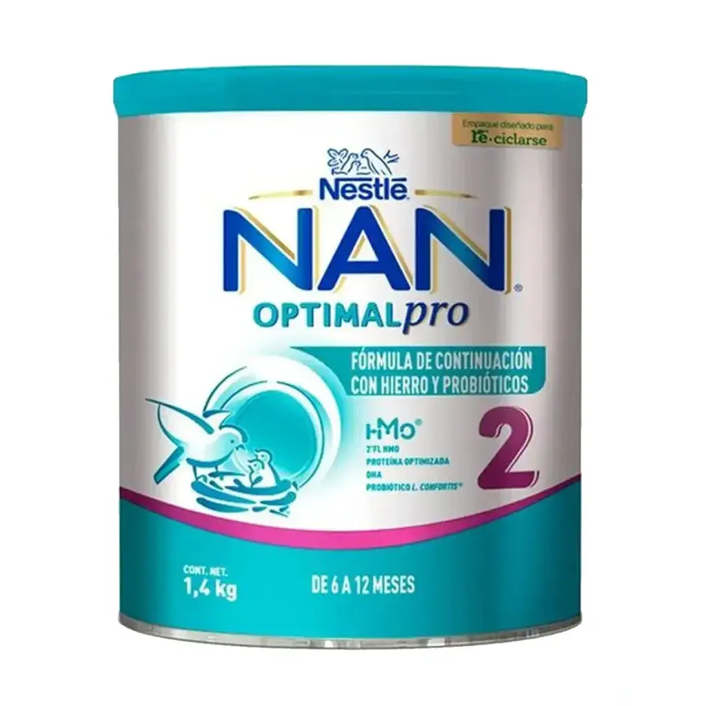 LECHE NAN 2 OPTIMALPRO 6-12M 1.4KG
