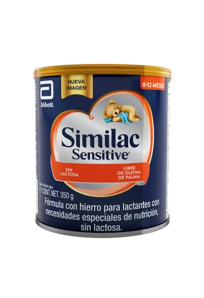 LECHE SIMILAC SENSITIVE S/LACTOSA 350G