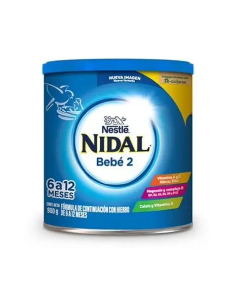 LECHE NIDAL 2 BEBE FORM LACT 6-12M 900G