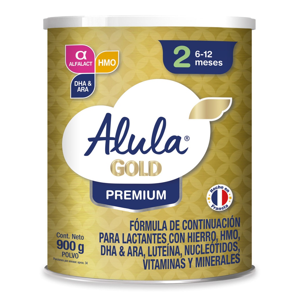 LECHE ALULA 2 GOLD 6-12M 900G