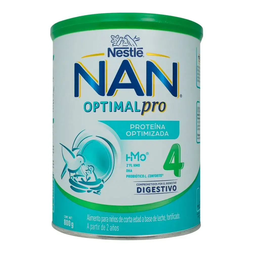 LECHE NAN 4 OPTIPRO 2 AÑOS 800G