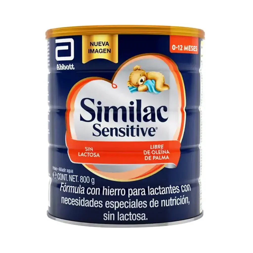 LECHE SIMILAC SENSITIVE S/LACTOSA 800G