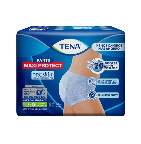 CALZON TENA PANTS MAXI PROTECT GRANDE C/13 *