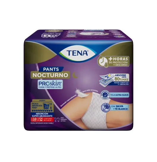 CALZON TENA PANTS NOCTURNO CH/MED C/10 *