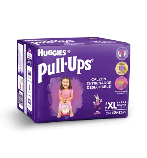 CALZON HUGGIES PULL-UPS NIÑA EX GRANDE C/30 *