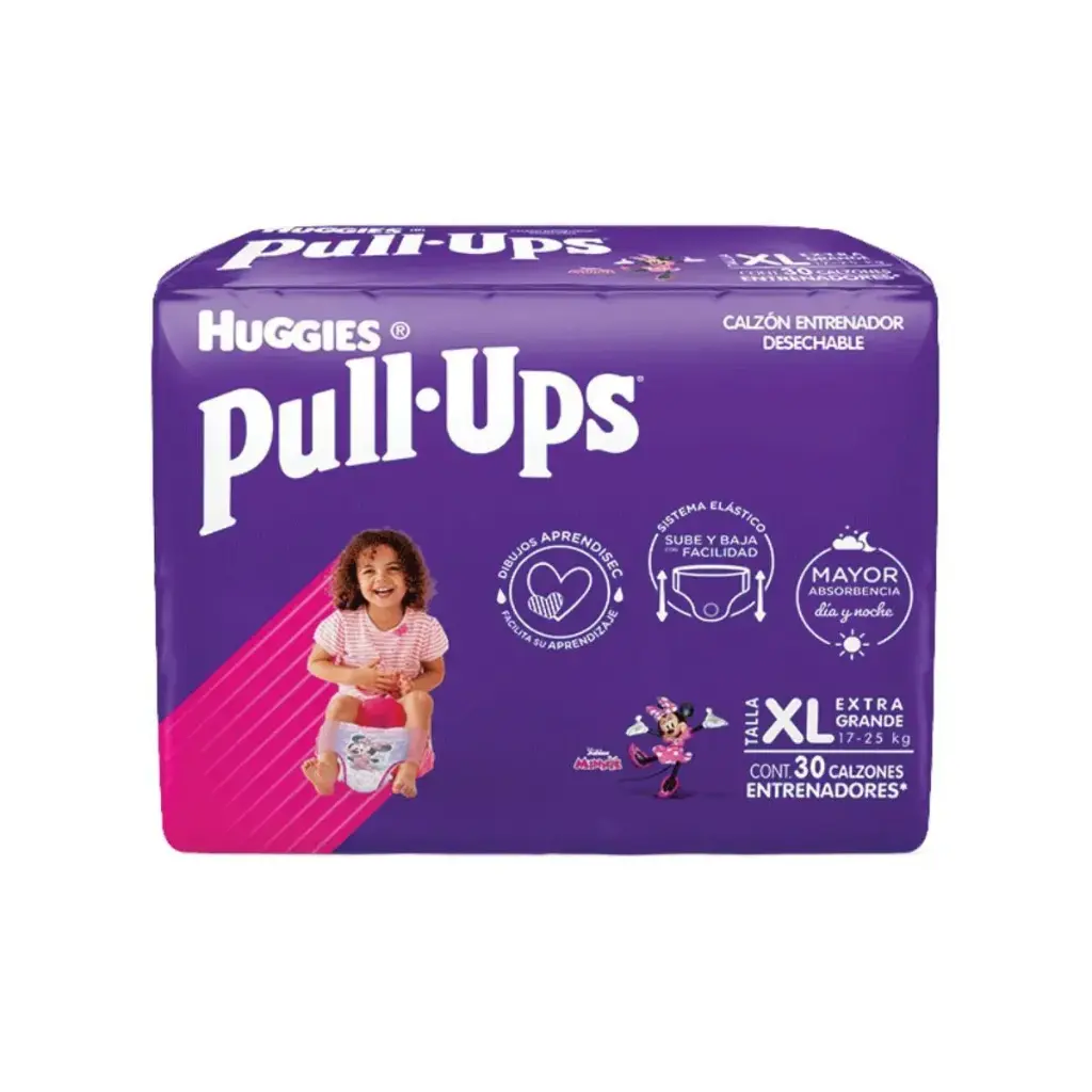 CALZON HUGGIES PULL-UPS NIÑA EX GRANDE C/30 *