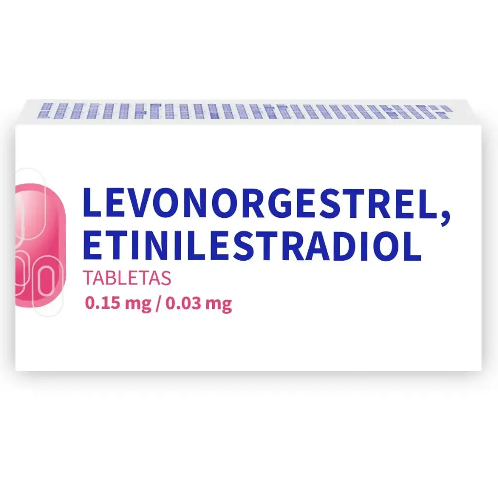 LEVON/ETINIL PERRIGO 0.15/0.03MG TABLETAS C/28 (GI)