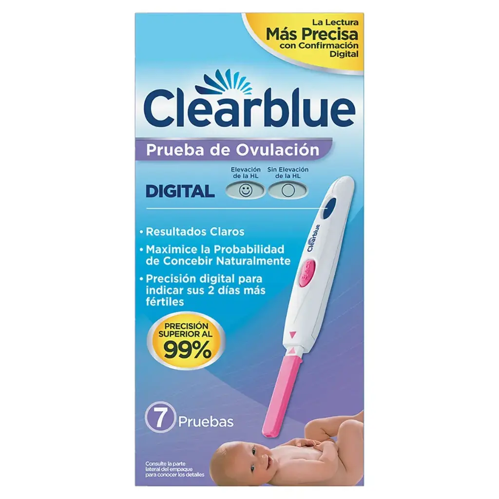 PRUEBA DE OVULACION CLEARBLUE DIGITAL C/7