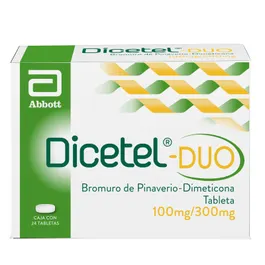 DICETEL-DUO 100/300MG TAB C/24
