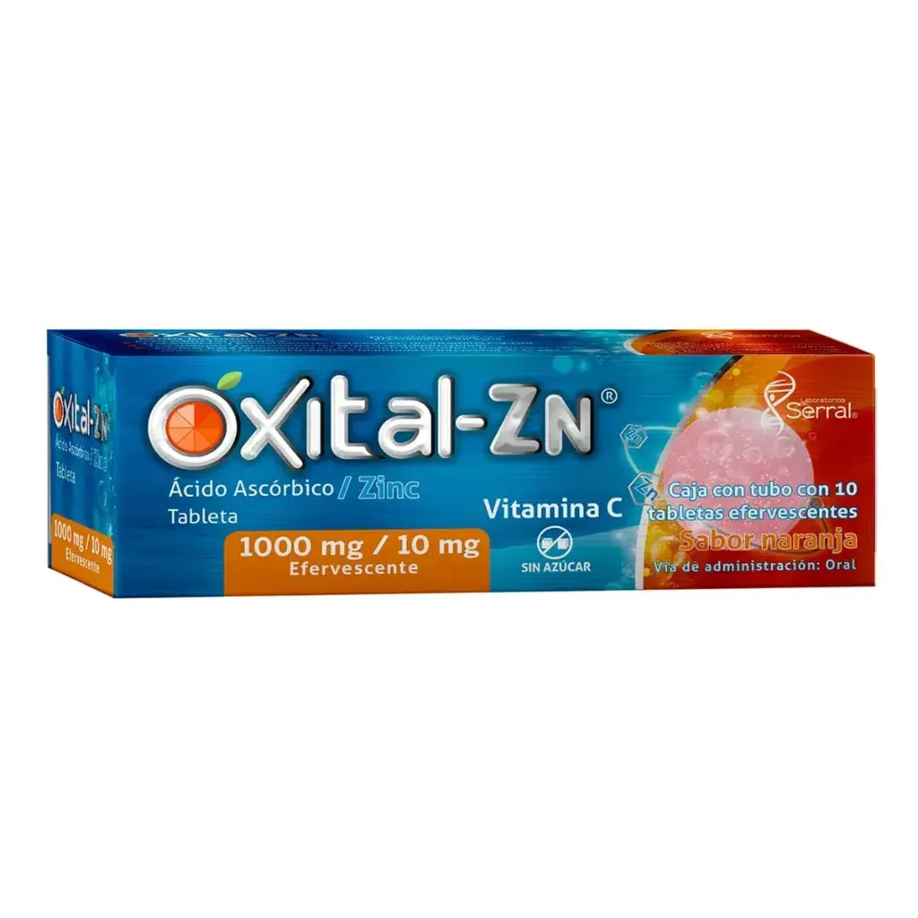 OXITAL-ZN 1G/10MG TABLETAS EFERVESCENTES C/10 (GI)
