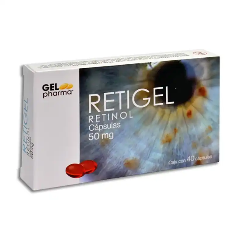RETIGEL CAPSULAS 50MG C/40 (GI)