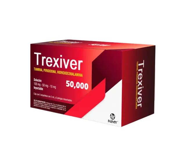 TREXIVER 50 000 SOLUCION INYECTABLE C/5 (GI)