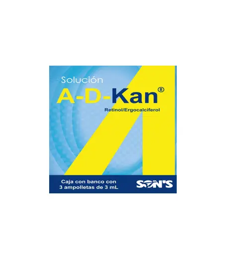 A-D-KAN SOLUCION AMPULA INGERIBLE C/3 (GI)