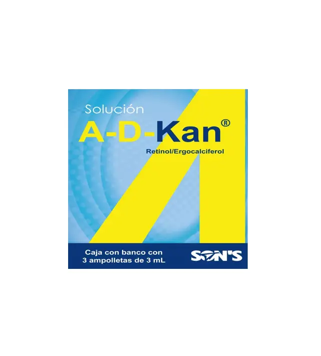 A-D-KAN SOLUCION AMPULA INGERIBLE C/3 (GI)
