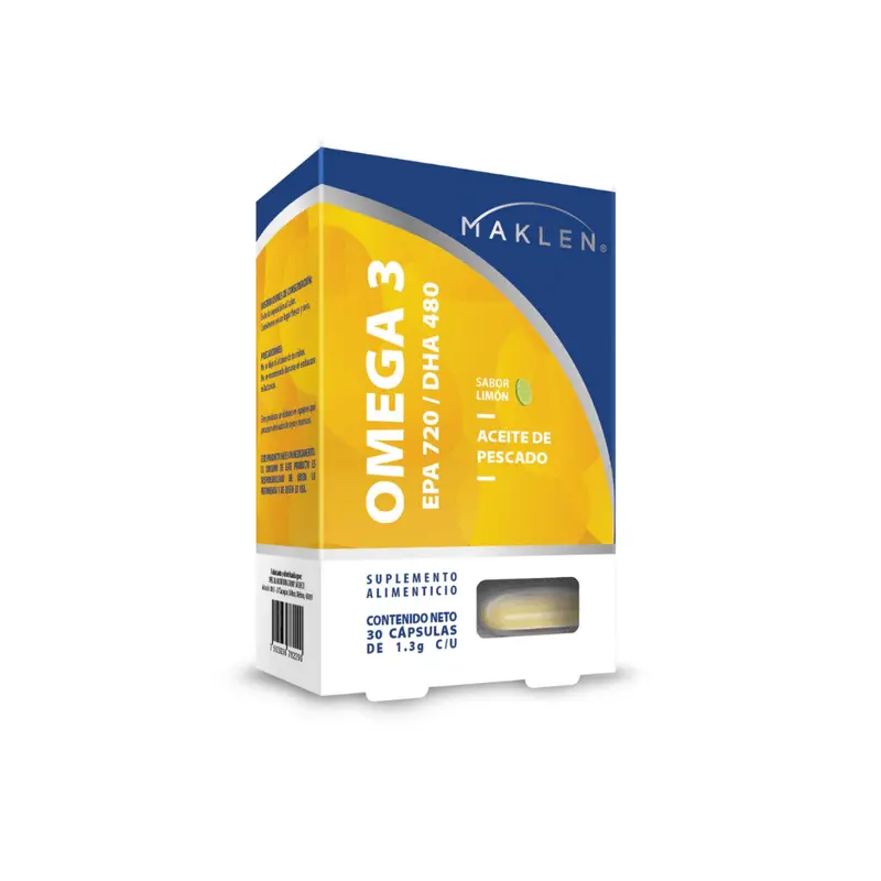 OMEGA 3 EPA Y DHA MAKLEN CAPSULAS C/30