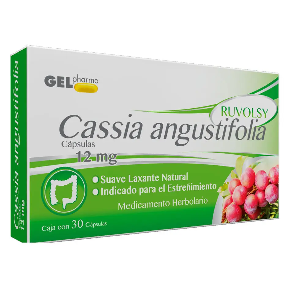 RUVOLSY CASSIA ANGUSTIFOLIA 12MG CAPSULAS C/30 (GI)