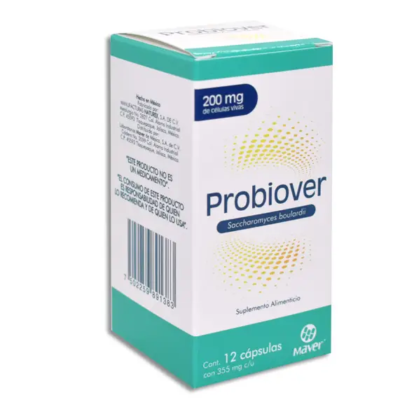 PROBIOVER 200MG CAPSULAS C/12 (GI)