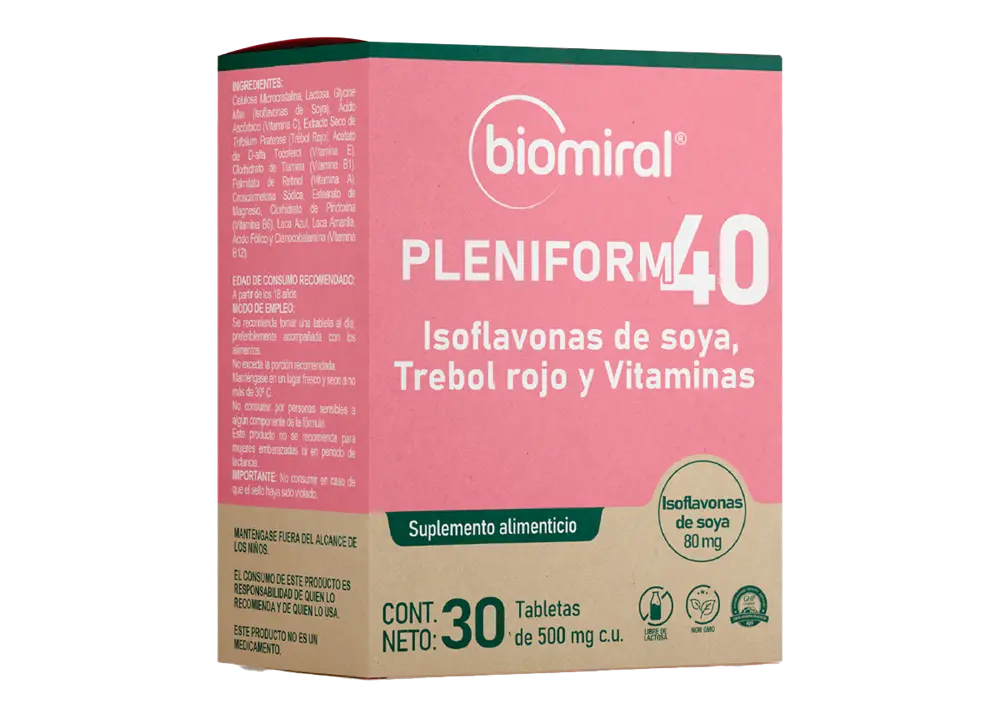 PLENIFORM 40 80/60/11.81/500MG TABLETAS C/30 (GI)