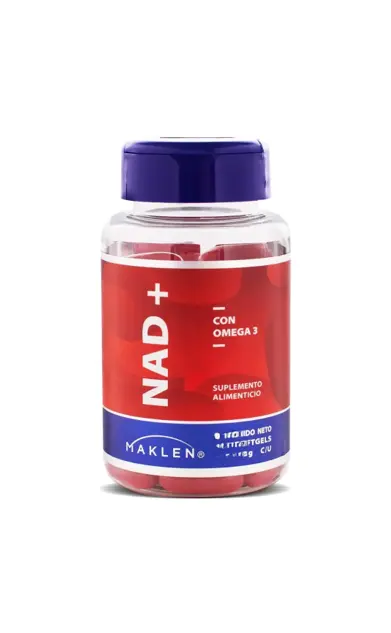 NAD + CON OMEGA 3 MAKLEN CAPSULAS C/30 *