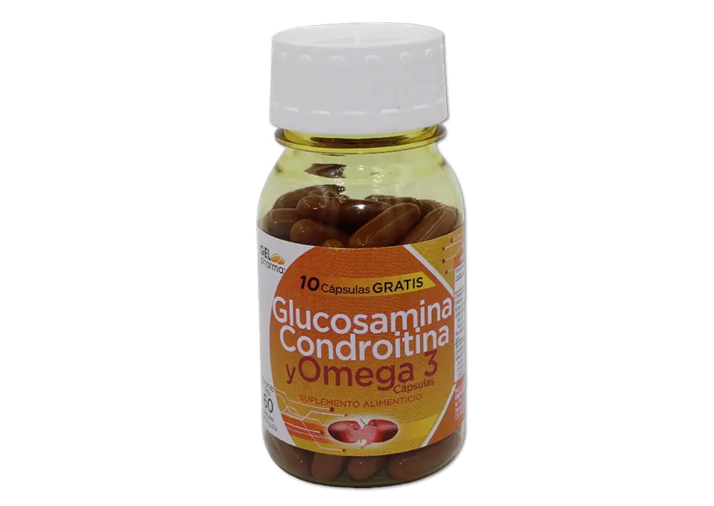 GLUCOSAMINA CONDROITINA Y OMEGA 3 CAPSULAS C/60 (GI)