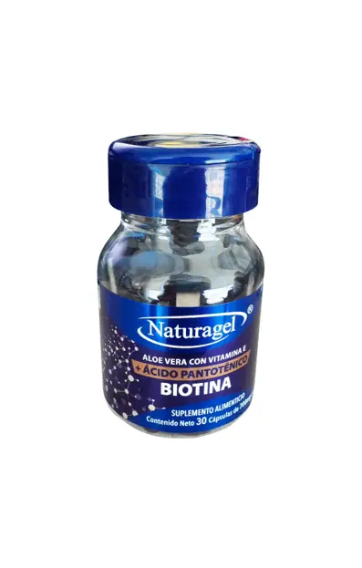 BIOTINA VITAMINA E NATURAGEL CAPSULAS C/30 *