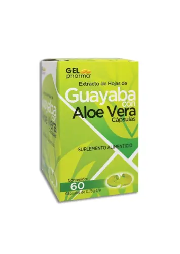 GUAYABA C/ALOE VERA GELPHARMA CAPSULAS C/60 (GI) *