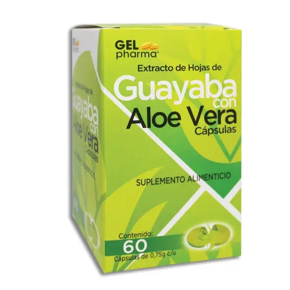 GUAYABA C/ALOE VERA GELPHARMA CAPSULAS C/60 (GI) *