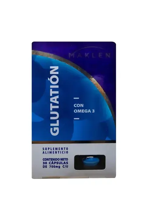 GLUTATION CON OMEGA MAKLEN CAPSULAS C/30 *