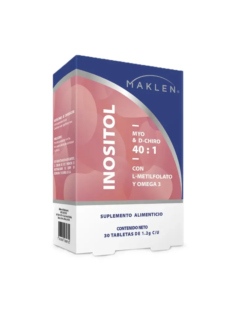 INOSITOL MYO & D-CHIRO 40:1 MAKLEN TABLETAS CON 30 *