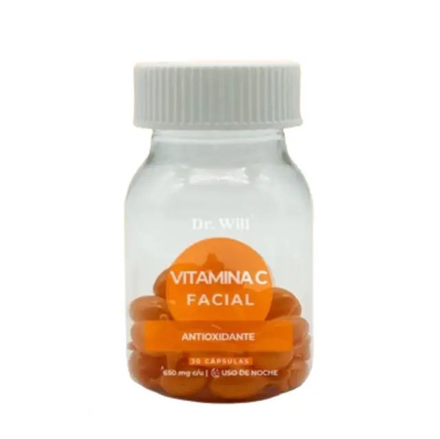 FACIAL VITAMINA C DR WILL 500MG CAPS C/30 * (GI)