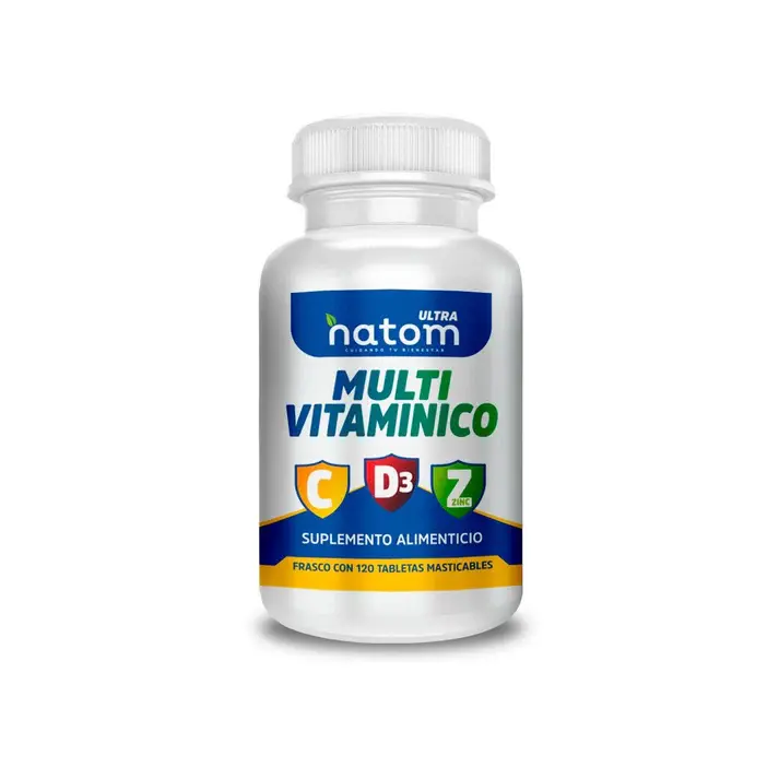 MULTIVITAMINICO C D Z NATOM TABLETAS C/120 (GI) *