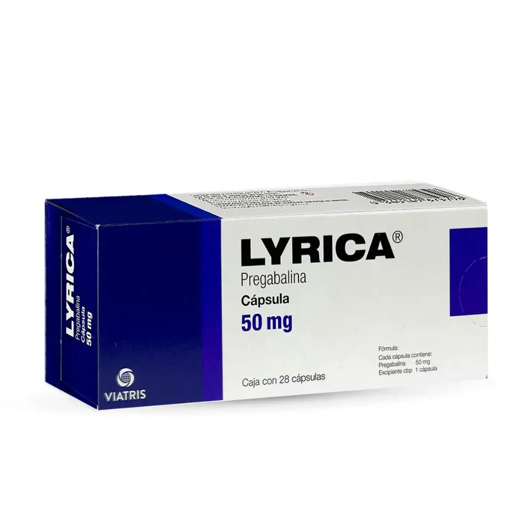 LYRICA 50MG CAPSULAS C/28