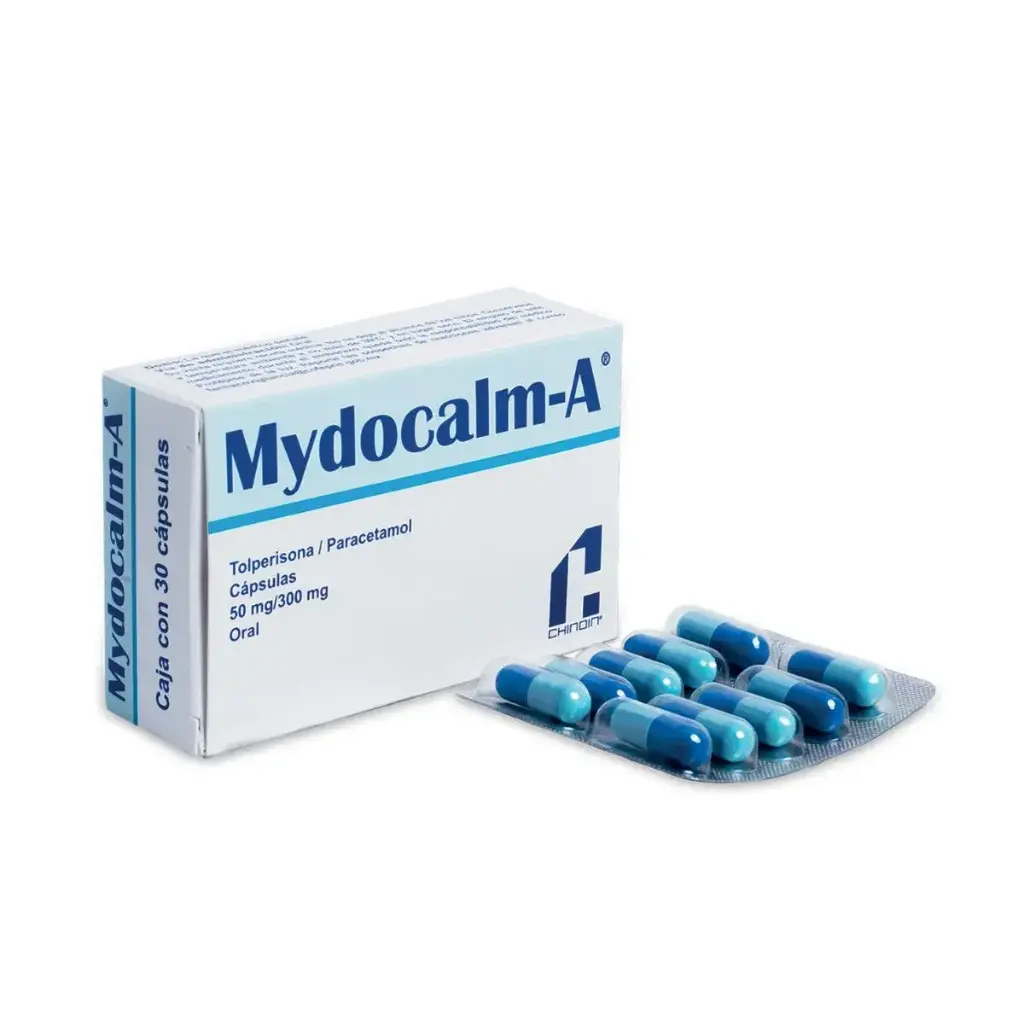 MYDOCALM-A 50/300MG CAPSULAS C/30