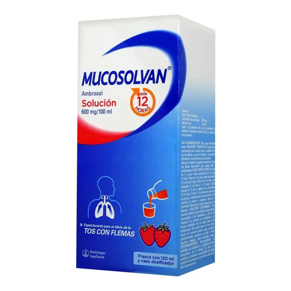 MUCOSOLVAN 600MG/100 ML SOLUCION 120ML