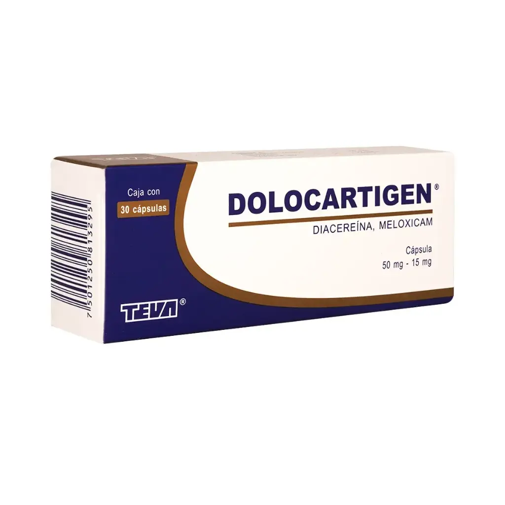 DOLOCARTIGEN 50/15MG CAPSULAS C/30