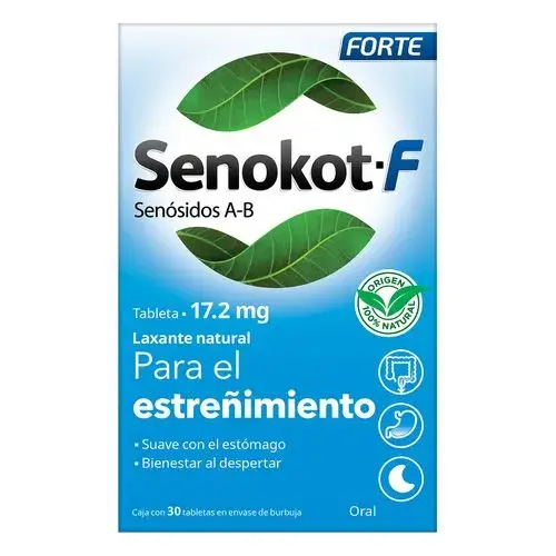 SENOKOT-F 374MG TABLETAS C/30